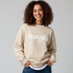 Nuuds Logo Pullover Crewneck Sweatshirt - Size XXL